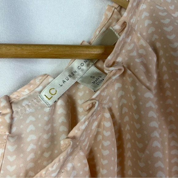 LC Lauren Conrad Blush Pink Arrow Short Sleeve S - Picture 4 of 4